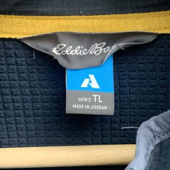 Eddie Bauer Jacket Mens Large Tall Gray First Ascend High Route Grid Full Zip - Picture 6 of 8